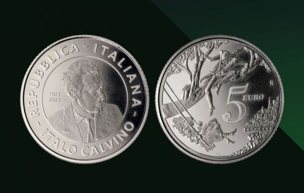 Italy_honours_Italo_Calvino_with_coin