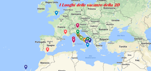 i luoghi delle vacanze della 2 D-