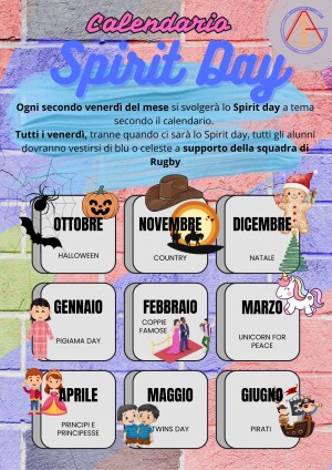 Halloween Spirit Week Classroom Poster in Purple and Lilac Illustrative Style